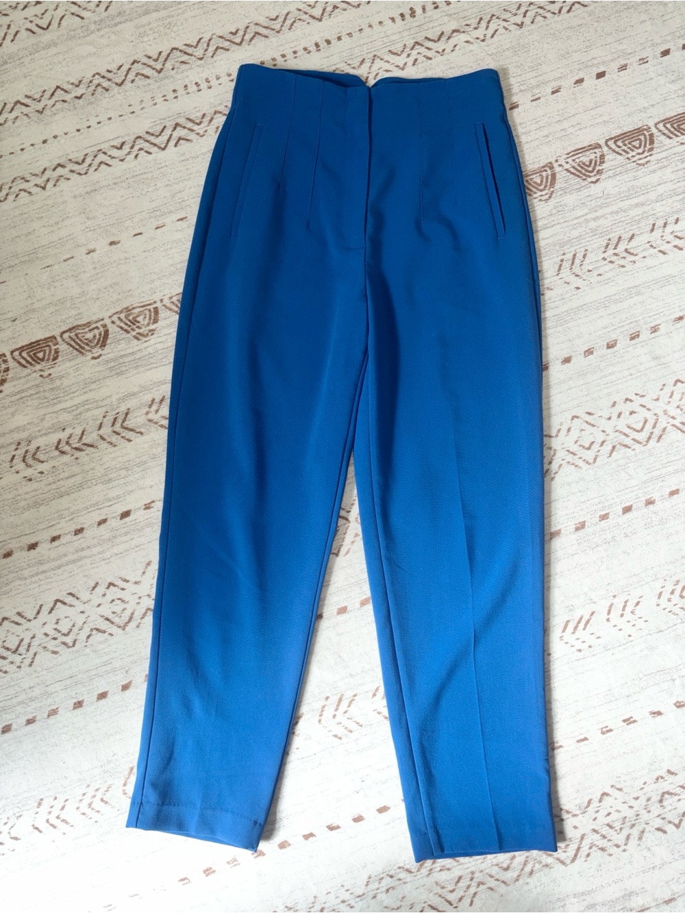 Zara Royal Blue Women's Tailored Trousers